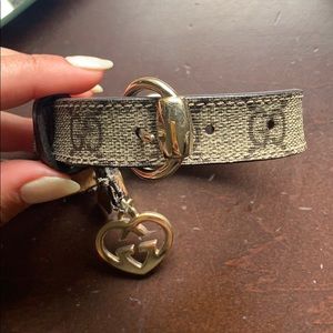 Gucci small dog collar